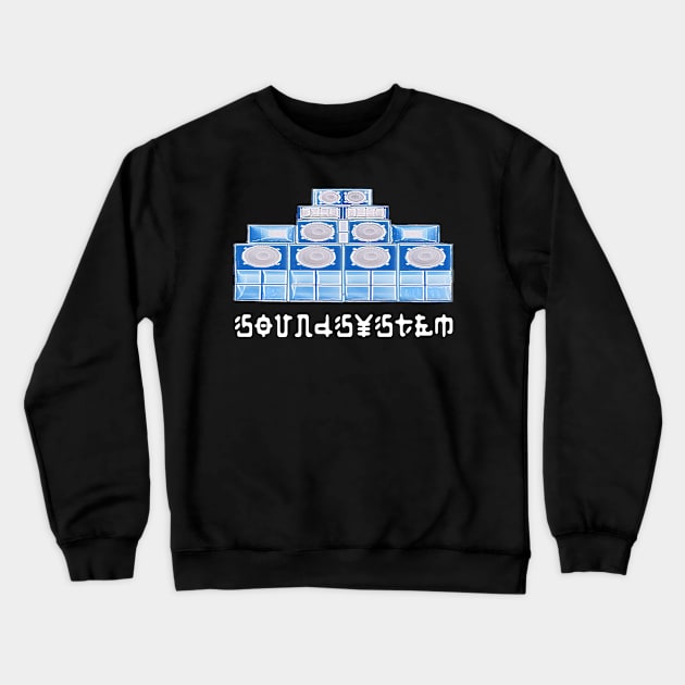 Tekno Soundsystem Crewneck Sweatshirt by T-Shirt Dealer